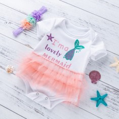 Body cu tulle - Mermaid (Marime Disponibila: 12-18 luni (Marimea 21
