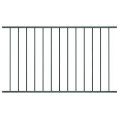 vidaXL Panou de gard din oțel vopsit &icirc;n c&acirc;mp electrostatic 1,7x1,25 m antracit