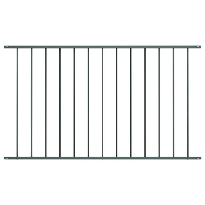 vidaXL Panou de gard, antracit, 1,63x0,75 m, oțel vopsit electrostatic