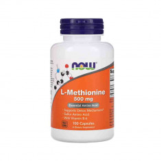 Metionina 500mg, Now Foods, 100 capsule foto