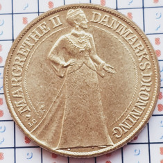 1151 Danemarca 20 kroner 1997 Margrethe II (Silver Jubilee) km 883