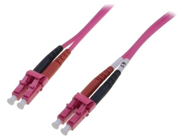 Cablu patch cord fibră OM4 LC/PC 10m