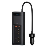 Invertor pentru Masina USB, Type-C, CN/EU, 220V, 150W - Baseus (CRNBQ-A01) - Black