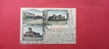 Litho Calarasi Gara Cazarma Pompierilor Palatul Administrativ Litografie