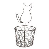 Cumpara ieftin Cos fier maro 13x25 cm