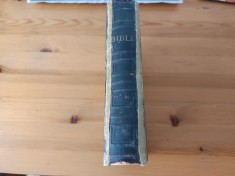 BIBLIA NITZULESCU BUCURESTI 1915 TRADUCERE DUPA ORIGINALELE EBRAICE SI GRECESTI( PROF. N. NITZULESCU) COPERTI CARTONATE ORIGINALE, CU 4 HARTI COLOR