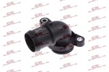 Flansa lichid racire Skoda Roomster 2006; motor 1.2, 1.2 TDI, 1.2 TSI, 1.4, 1.4 TDI, 1.6, 1.6 TDI, 1.9 TDI; 535121647; SRLine, aftermarket