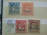 1918- Austria-Italien zeitung-Mi20-23-c.set-MH, Nestampilat