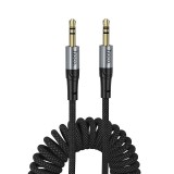 Hoco UPA33 , Cablu audio AUX Jack 3.5 mm la Jack 3.5 mm, 1.5 m, negru