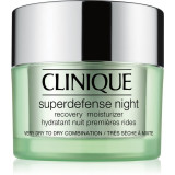 Clinique Superdefense&trade; Night Recovery Moisturizer crema de noapte hidratanta impotriva primelor semne de imbatranire ale pielii 50 ml