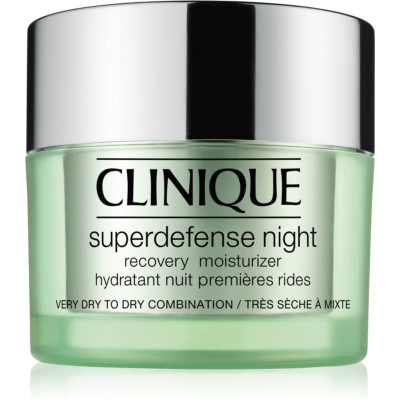 Clinique Superdefense&amp;trade; Night Recovery Moisturizer crema de noapte hidratanta impotriva primelor semne de imbatranire ale pielii 50 ml foto