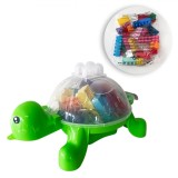 Jucărie Interactivă, Testoasă Glisantă, Set 25 Piese, Cu Cărămizi De Construcție, Multicolor, Oem