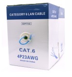 Cablu retea UTP cat6, ACTIVE, rola de 275M, cupru 0.4mm, albastru, cat.6