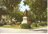 @carte postala(ilustrata)-GALATI- Statuia lui Costache Negri