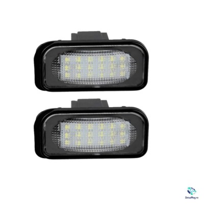 Set 2 Lampi Iluminare Numar Inmatriculare LED pentru Mercedes W203 foto