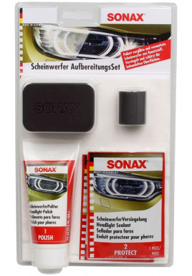 Sonax Kit Pentru Reparația Si Intreținerea Farurilor 405941 foto