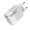 Incarcator priza GaN 65W pentru tableta Techsuit, alb, CHPD131