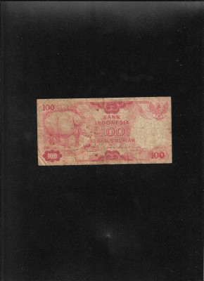 Indonezia Indonesia 100 rupiah rupii 1977 seria079457 foto