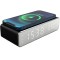 Ceas cu alarma digital Brius&trade;, LED, Incarcare wireless, Fast Charging 5W, Termometru/Temperatura, Compatibil cu iPhone iOS, Android, Windows si Casti