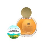Cumpara ieftin Set pentru dama, apa de parfum Far Away si insigna Dactylion cu mesaj motivational, 50 ml