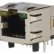 Conector RJ45 soclu ecranat Cat 5 cu LED aurit TE Connectivity