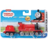 Locomotiva metalica cu vagon, Thomas and Friends, James, JGF90
