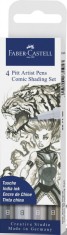 PITT ARTIST PEN SET 4 COMIC FABER-CASTELL foto