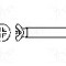 Surub M3, otel rezistent la acizi A4, 30mm, cap ingropat, KRAFTBERG, M3X30/D966-A4