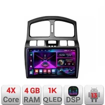 Navigatie Hyundai Santa Fe 2000-2006 Android radio gps internet 4+64 InCell Display 1K Kit-santafe-old+EDT-E209-RK CarStore Technology