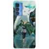 Husa compatibila cu Motorola G100 model Tsunade Senju and Katsuyu Naruto, Silicon, TPU, Viceversa, Transparent, Carcasa