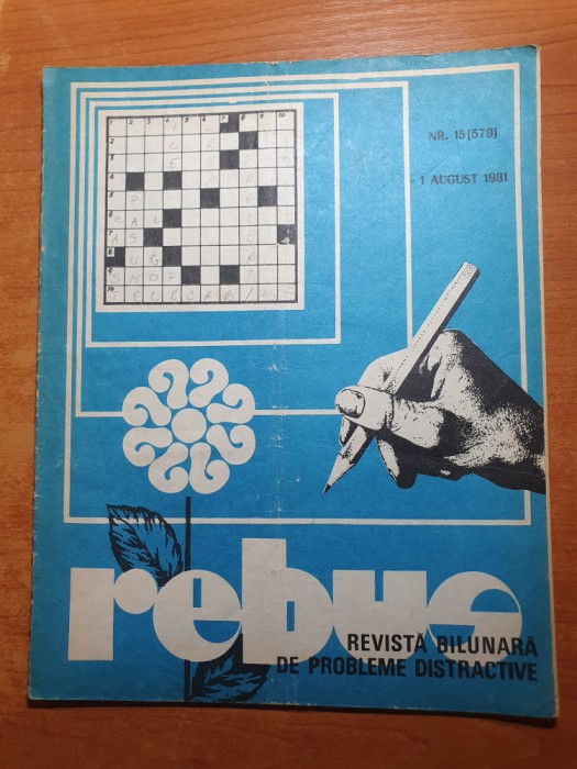 revista rebus 1 august 1981
