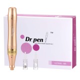 Dermapen Dr. Pen Ultima M5 cu microace din titan, 12 pini, alimentare la rețea, ad&acirc;ncime 0,25&ndash;3 mm, 2 cartușe incluse