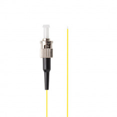 Adaptor retea fibra optica coada Pigtail cu conector ST UPC, lungime 2m, Lanberg 43353, Easy Strip SM G657A1, galben