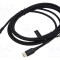 Cablu USB 2.0 USB C VENTION 2m negru nichelat
