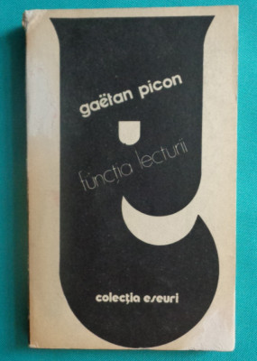 Gaetan Picon &amp;ndash; Functia lecturii foto