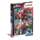 Puzzle Clementoni Spiderman, 2 x 60 piese