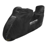 Husa motocicleta OXFORD AQUATEX PRO culoare argintiu/negru, marime S - cu un loc pentru portbagaj