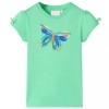 Tricou pentru copii, verde deschis, 128, vidaXL