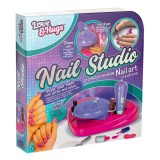 Set Joacă Manichiură Love &amp; Hugs, Nail Studio, Cu Glitter, Multicolor, 6+ Ani, Oem