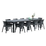 Set de mobilier de grădină Jueva cu 10 locuri