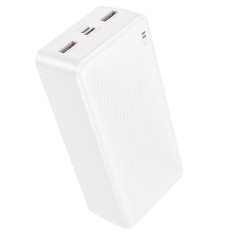 POWER BANK Borofone &quot;BJ56B&quot;, 30000mAh, 22.5W, 2 x USB; 1 x USB Type-C, 1 x Micro USB, total 2A, alb, &quot;6941991116452&quot; (timbru verde 0.98 lei)