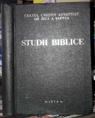 Studii biblice-1976-Cultul crestin adventist de ziua a saptea foto