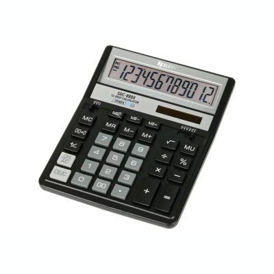 Calculator de birou 12 digiți 203 x 158 x 31 mm Eleven SDC-888X-BK foto