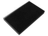 Radiator cu Aripioare Universale Negru 150mm