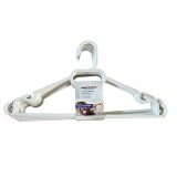 Umerase haine Coronet, plastic, 43 cm, alb, set 6 bucati