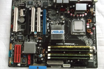 Kit Asus P5WD2 Premium+Intel Confidential Pentium D950+8gb ddr2 socket LGA775 foto
