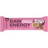 Bombus Raw Energy bară de fructe aroma Maracuja &amp; Coconut 50 g