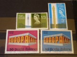 ANGLIA / ITALIA - TURN DE TELEVIZIUNE, EUROPA 69, serii MNH, S8, Nestampilat