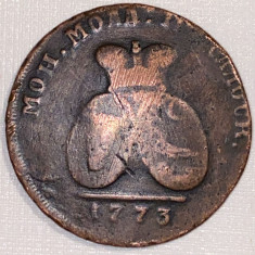 SADAGURA 2 PARA 3 COPEICI , 1773 / BRONZ, 34mm.