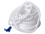 &Icirc;nfășurare spirală 25mm polipropilenă albă Helawrap